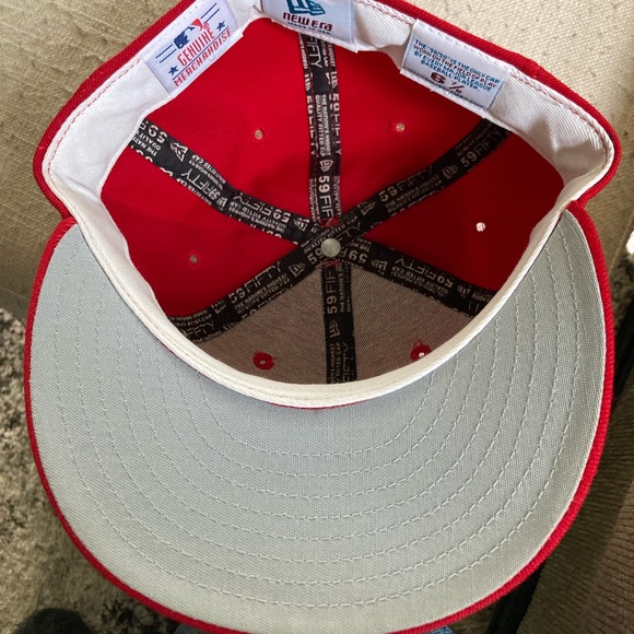 St Louis Cardinals New Era 59 Fifty Chinese Script Fitted Cap . Size 6 7/8 - Picture 3 of 8